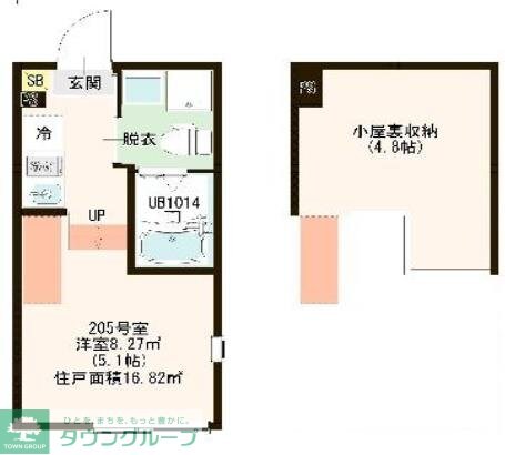レグノテラス竹ノ塚の物件間取画像