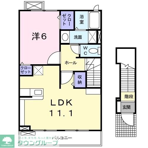 エミナンス南町の物件間取画像