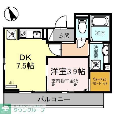 ルミエールユーユーの物件間取画像