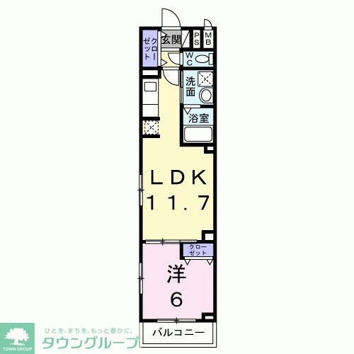 グランデ蒲生茜町の物件間取画像