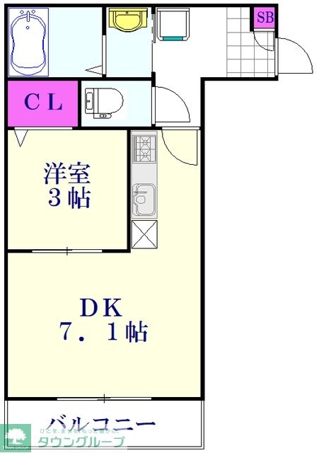 Town House VIIIの物件間取画像