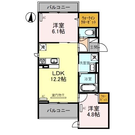 ルミナスコートの物件間取画像