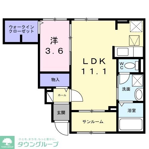 サンライズ プライムの物件間取画像