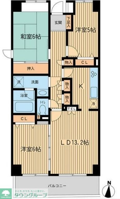 プロスペクト浦和常盤の物件間取画像