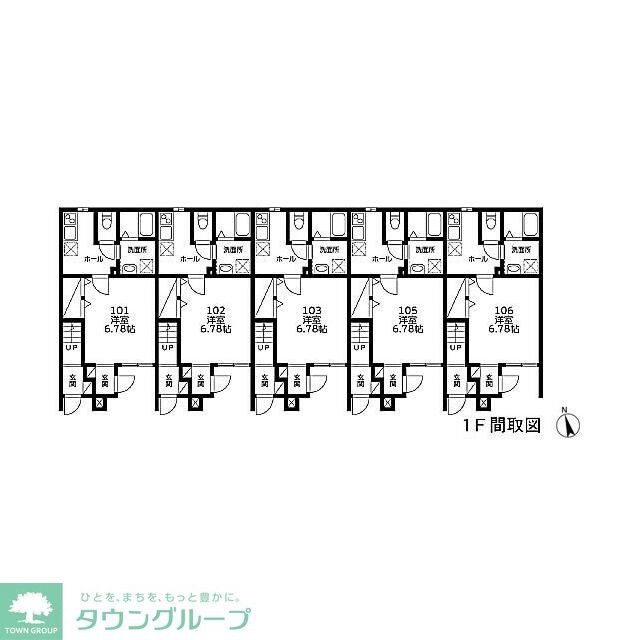 ウエストハイム七里の物件間取画像