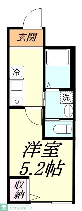 エミネックス与野本町III A棟の物件間取画像