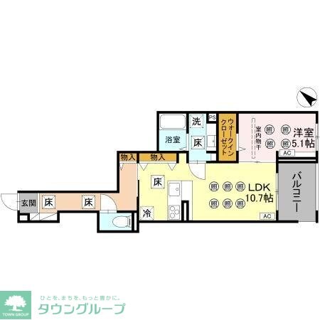 ノーブルラフィネ白幡の物件間取画像