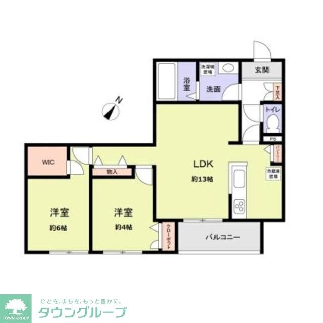 Ricott URAWAの物件間取画像