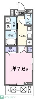 メルヴェーユ七里の物件間取画像