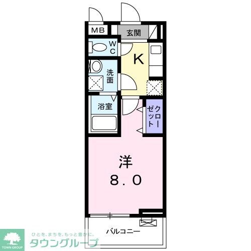 アビタシオンIの物件間取画像