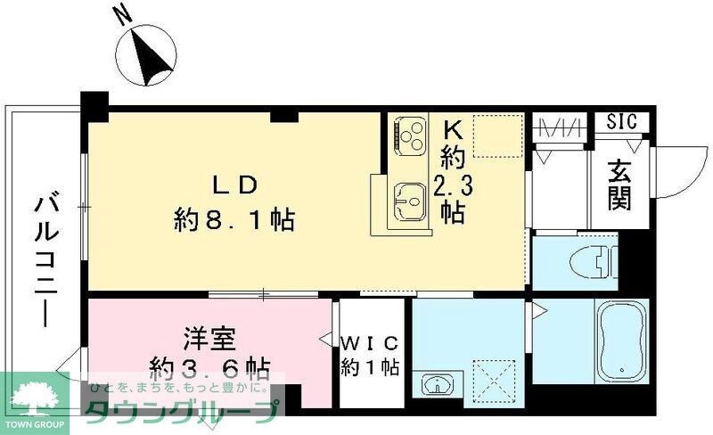 seastar北町の物件間取画像