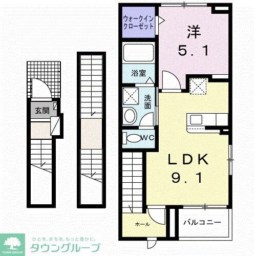 ルリアンの物件間取画像