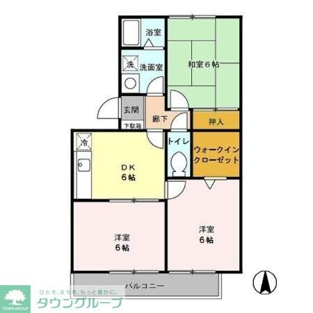 ベルディ大宮の物件間取画像