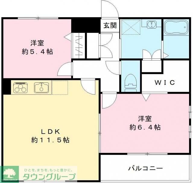 テグレ ビアンコの物件間取画像