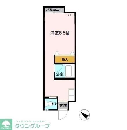 メゾン大牧の物件間取画像