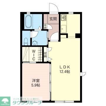 シャーメゾンフィオーレBの物件間取画像