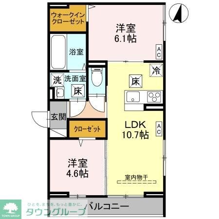 Bleu Lapinの物件間取画像