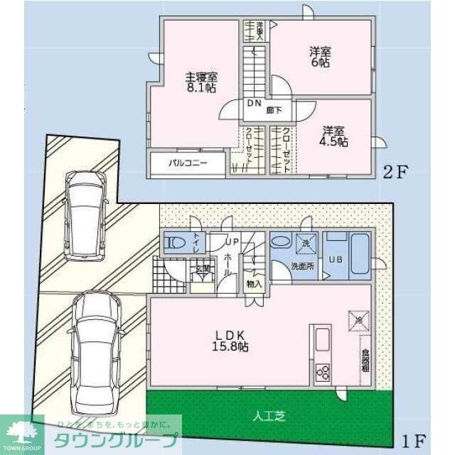 日進ドリームハウス II E棟の物件間取画像