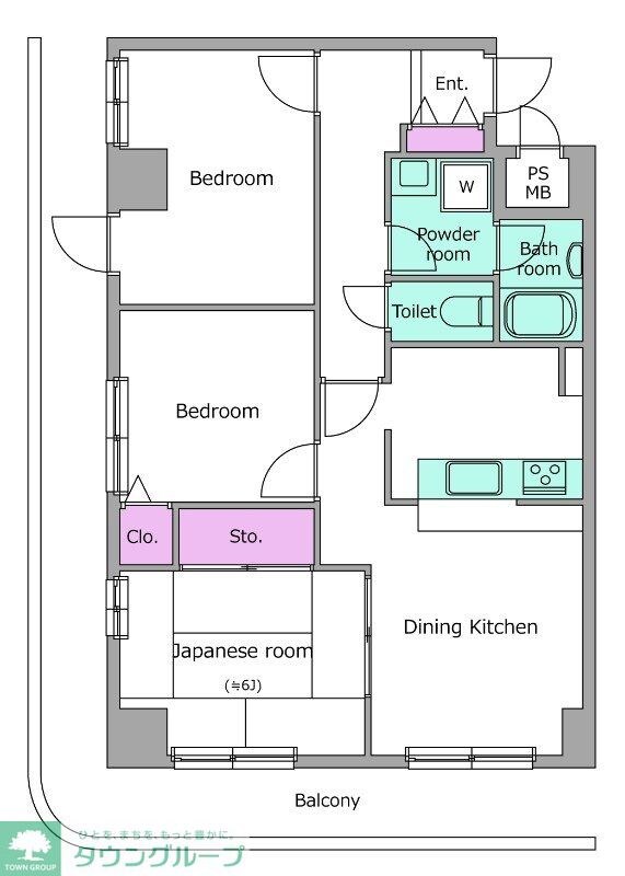 ビエラコート南浦和の物件間取画像