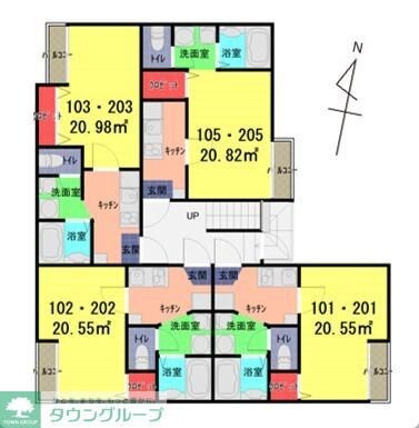 さくらひなたのsentieroの物件間取画像