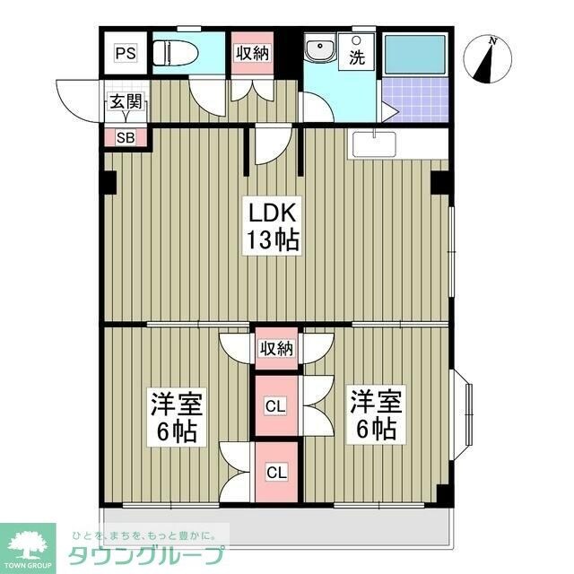 リブレス大宮の物件間取画像