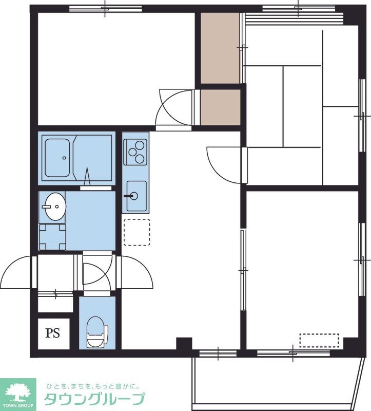 スカイヴィレッヂ1の物件間取画像