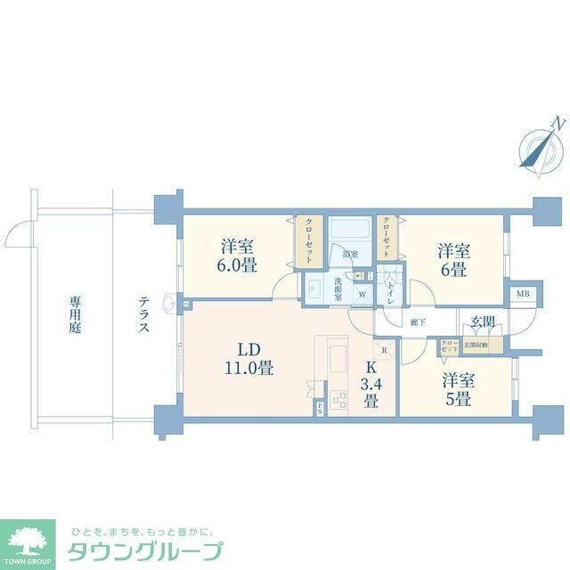 ポレスター彩湖公園リーモの物件間取画像
