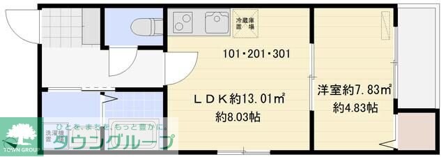 ラ・ヴィータの物件間取画像