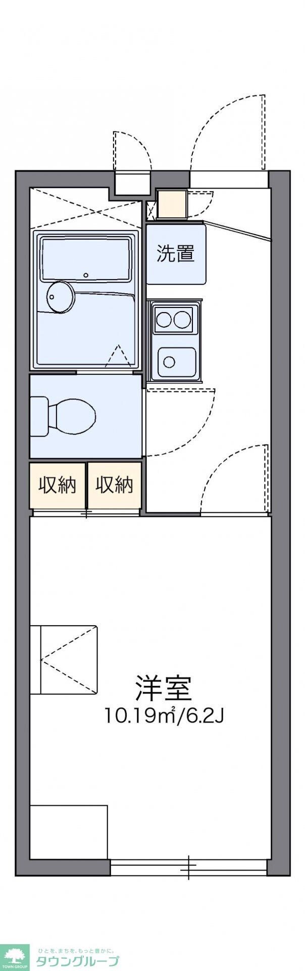 レオパレスパラディーゾの物件間取画像