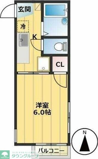 アローズNo.5の物件間取画像