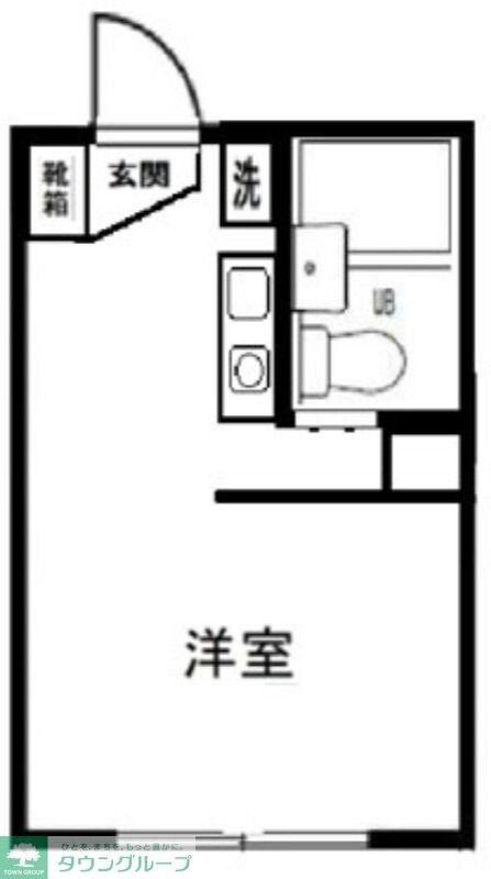 クロノス神田の物件間取画像