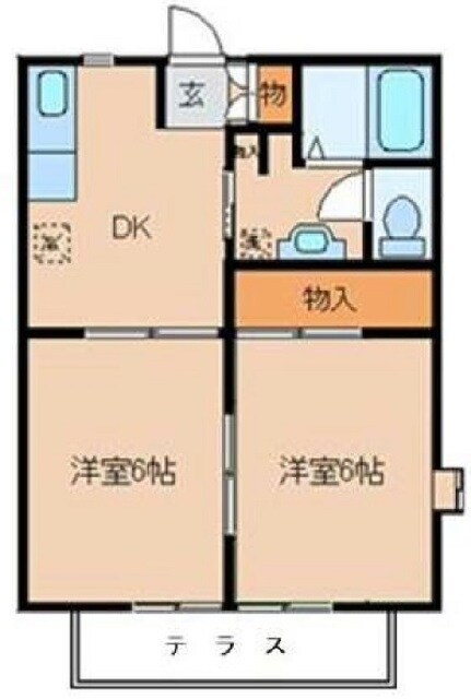 フォーブル与野の物件間取画像