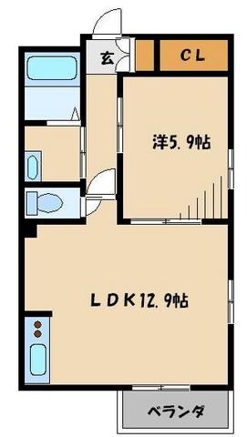 ラ プランタンエムの物件間取画像