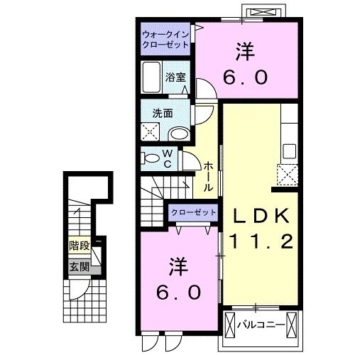 クレメント ブリッサIの物件間取画像