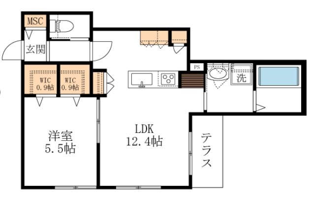 PACE ESTの物件間取画像
