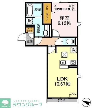コンフォールの物件間取画像