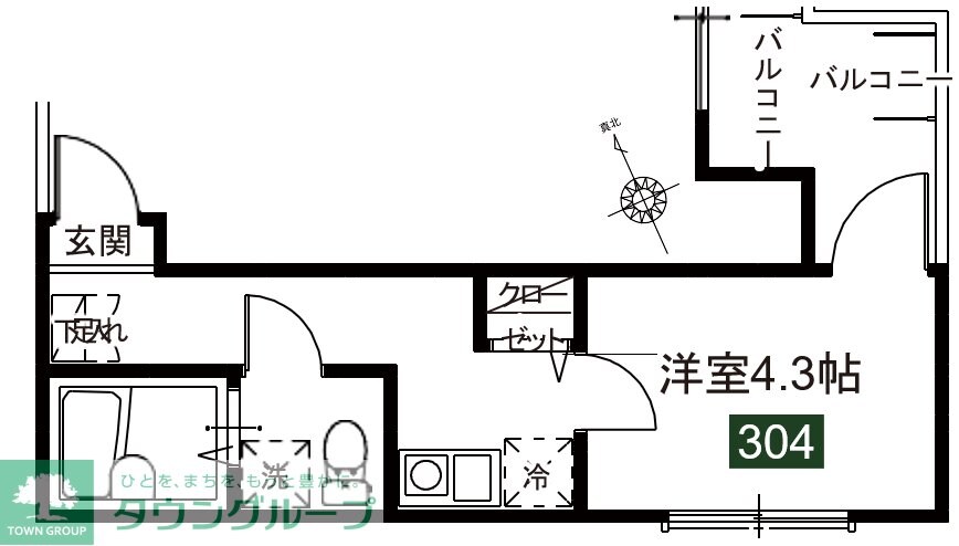 メルディア東大宮IIIの物件間取画像