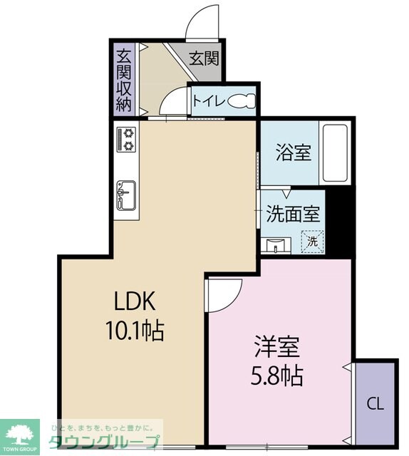 メゾンドコリンヌの物件間取画像