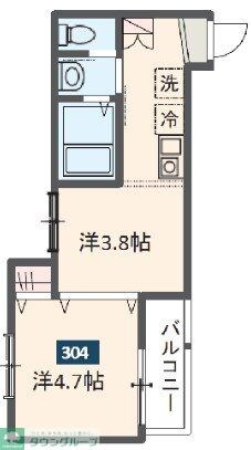 MELDIA大和田IIIの物件間取画像