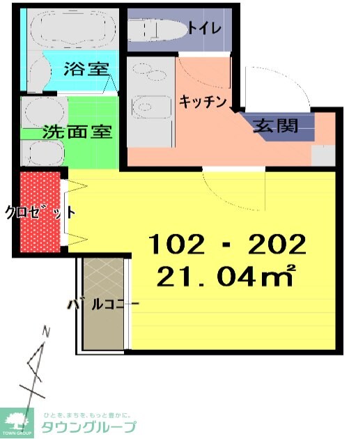 フォーレ大和田の物件間取画像
