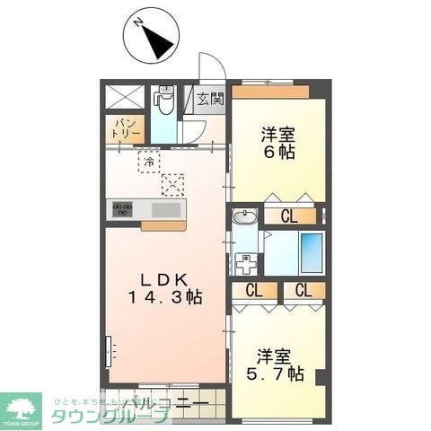 sunshine residenceの物件間取画像