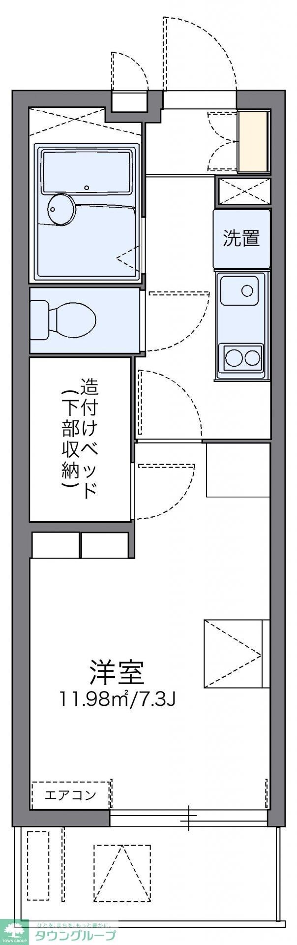 レオパレスヴィーブルの物件間取画像