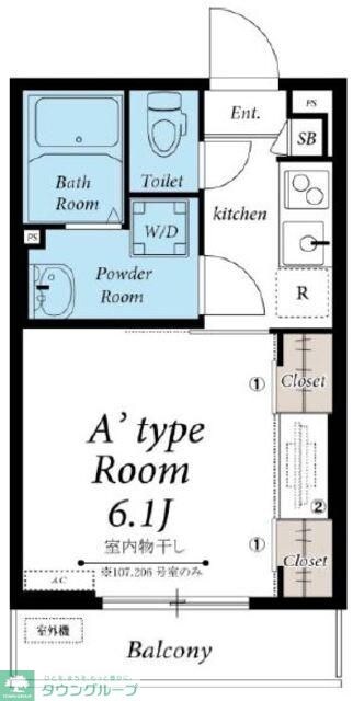 リブリ・南与野の物件間取画像