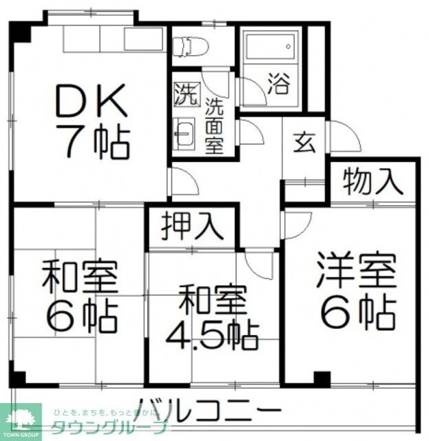 加藤マンションの物件間取画像