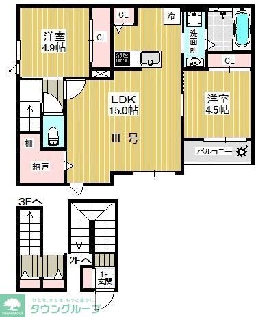 Green Teaの物件間取画像