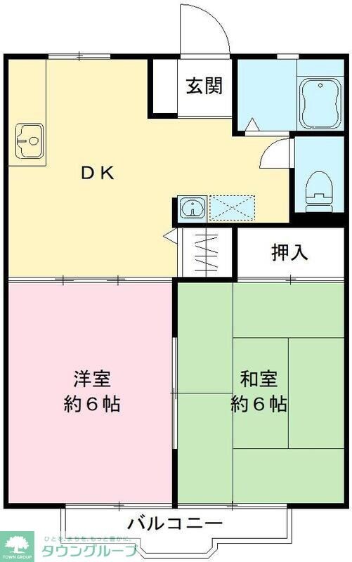 ハイツ リスボアの物件間取画像