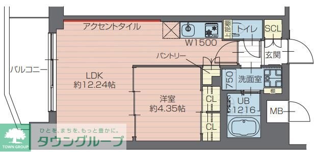プレジオ川口ASIANの物件間取画像