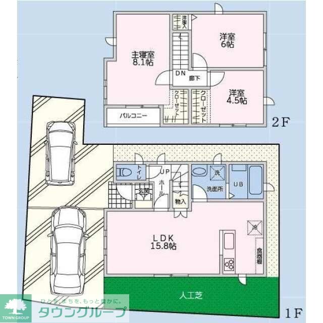 日進ドリームハウス II E棟の物件間取画像