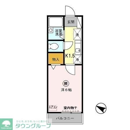 グリーンパークの物件間取画像