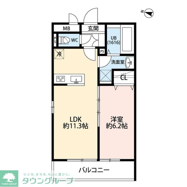 リコルテ北大宮の物件間取画像